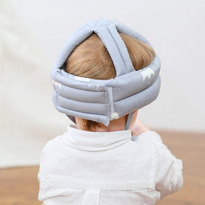 Baby Head Protector Crawling – Baby Safety Helmet & Amp Walking Helmet + 360 Degree U-shaped Baby Toothbrush 2 Pcs Baby Care Essentials (random Color/design)