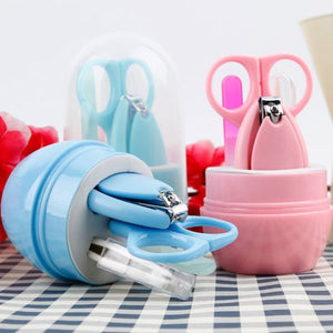 Baby Healthcare Kits Baby Nail Care Set Infant Nail Clippers Care Set With Rabbit Storage Box For Baby (mix/random Color)