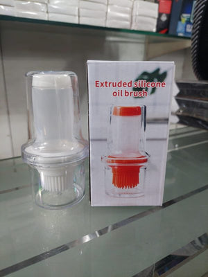 Extruded Silicone Oil Brush Bottle Bbq Brush Kitchen Tool For Cooking (random Color)