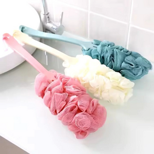 Loofah Sponge – Long Handle Shower Brush For Skin Exfoliating, Loofah On A Stick For Men & Women(1 Pcs)