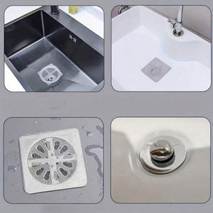 Floor Drain Sticker Hair Catcher Drain Stopper Cover Kitchen Bathroom Accessories (1 Pcs)